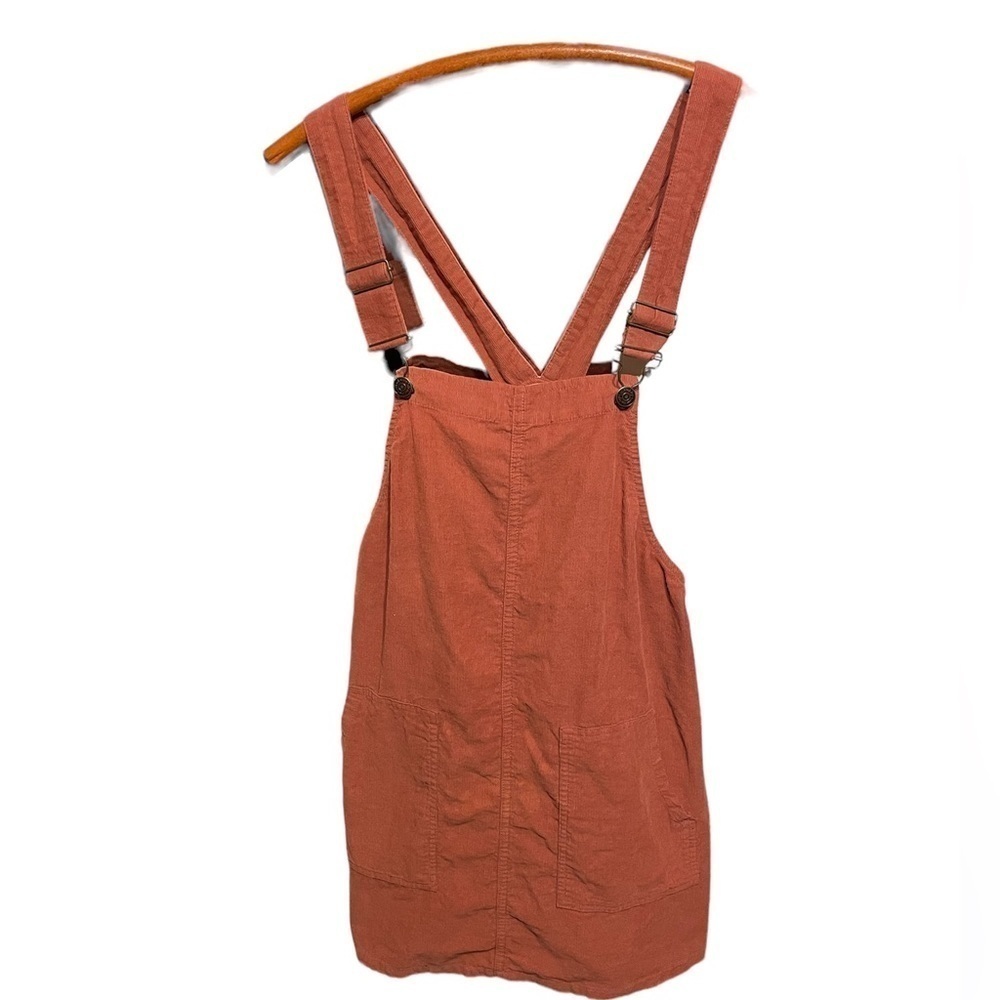 Sadie & Sage Velour Overalls Mini Dress